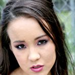 First pic of Skinny Asian Amai Liu blows bug sized black dicks then has them shooting on her face
