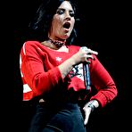Fourth pic of Demi Lovato sexy performs on a stage
