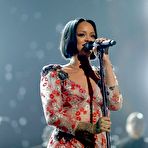 Second pic of Rihanna in long see through dress