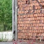 Fourth pic of PinkFineArt | Brunette Pisses In Alley from Got2Pee