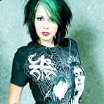 First pic of PinkFineArt | Goth Rocker Babe ShowsOff from Gothic Babes