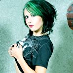 Second pic of PinkFineArt | Goth Rocker Babe ShowsOff from Gothic Babes