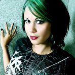Third pic of PinkFineArt | Goth Rocker Babe ShowsOff from Gothic Babes