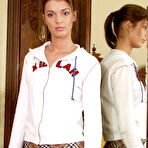 First pic of Henri: Foxy brunette babe Henri strips... - BabesAndStars.com