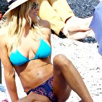 Fourth pic of Brittany Daniel in bikini at a beach in Portofino