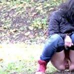 Third pic of PinkFineArt | Shy Teen Pees Outside from Got2Pee