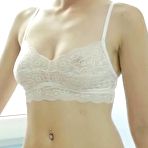 Fourth pic of Teenage Tits Are Breathtaking In White Lace - NineteenPussy.net