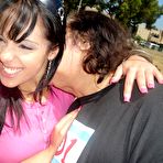 First pic of Sex hungry latina chick Eve Evans with lovely tight ass takes care of aged cock