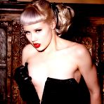 Second pic of Mosh: Seductive blonde lady Mosh strips... - BabesAndStars.com
