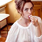 First pic of Stunning Redhead in the Kitchen