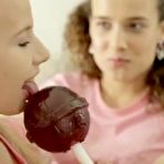 Fourth pic of Russian Blonde Lesbian Gently Finger Fucks Her Girlfriend - 18TeenSex.tv