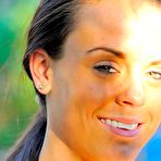 First pic of Brunette babe Rahyndee James takes off her clothes, shaves her pussy and then toys it