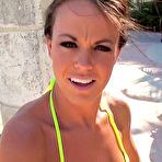 Second pic of Naughty bikini chick Rahyndee Rahyn has seduced the man for raunchy hardcore