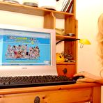 Fourth pic of This hot blonde MILF loves to play with herself