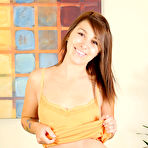 Third pic of FilthyNubiles.com's gallery :: sexy coed haylee heart pops out her medium sized boobs till she strips off and fingers her nubile pussy