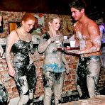Fourth pic of allwam - crazy lesbians mud catfight
