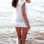First pic of Arina Drozdetskaya Wet Tshirt Beach Shoot at NuErotica
