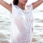 Second pic of Arina Drozdetskaya Wet Tshirt Beach Shoot at NuErotica