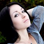 First pic of European glamour exemplar Night A exposing teenie insignificant pantoons outdoors