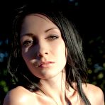 Fourth pic of European glamour exemplar Night A exposing teenie insignificant pantoons outdoors