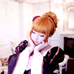 Third pic of Saku Asian is such perfect blonde doll in fantastic epoque dress - SweetGirlsFuck.com