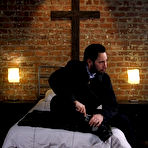 Second pic of SexPreviews - Casey Calvert praying in church with Tommy Pistol for kinky bdsm sex training