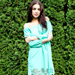 First pic of Hot Brunette In a Park  