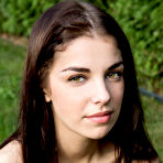 Fourth pic of Hot Brunette In a Park  