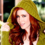 Second pic of Elle Alexandra Freckle Faced Redhead Spreads and Fingers