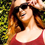 First pic of Karlie Montana Sexy Cyclist Bares Bod in Back Yard