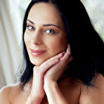 First pic of Dark Haired Goddess On Bed  