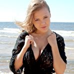 First pic of Viola Paige Strips Naked At The Beach