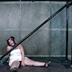 Third pic of SexPreviews - Mimosa bbw is bound with nipple clamps her ass spanked purple