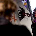 First pic of Halloween party turned hardcore in marti gras costumes by Babes | Erotic Beauties