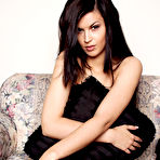 First pic of Amelia Talon Sexy Slinky Brunette in Knee-High Socks