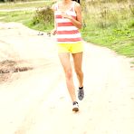 First pic of PinkFineArt | Paula Outdoors Pee from Young Busty