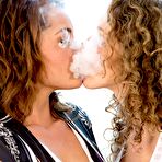 Third pic of Kimber Day and Percilla Riclof smoke and fool around (Digital Desire - 16 Pictures)
