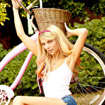 First pic of Jana Jordan Petite Cutie Rides Bike on Dildo Path