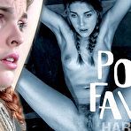 Fourth pic of SexPreviews - Amarna Miller is rope bound standing on black high heels her pussy toyed to orgasm