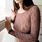 First pic of Nerdy Leggy Brunette with Glasses