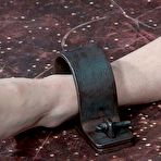 Third pic of SexPreviews - Stephie Staar in blue lace body is bound her pussy vibrated and mouth deepthroated