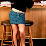 First pic of Honey: Busty brunette gal Honey strips... - BabesAndStars.com