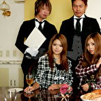 Third pic of Tsubasa n Kanon enjoy in group sex