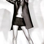 Third pic of Barbara Palvin sexy & no bra black-&-white pix