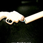 Fourth pic of Dildo fucked slavegirl in pain