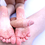 Fourth pic of Jayden Jaymes Talks About and Works her Magical Feet in Hardcore Clip