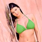 First pic of Lucy Ly in Big Breast Czech Masturbates Under Garden Water Wall