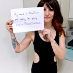 First pic of Miss Trixx spread-eagles on the bed after a pole dance stripping down to her sexy high heels