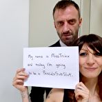 First pic of Hot milf with tats Miss Trixx gets fucked like a true sub slut out of her sexy LBD and panties