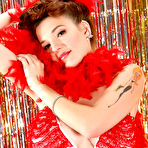 First pic of Danielle Riley Wraps DDD Boobs with Feather Boa